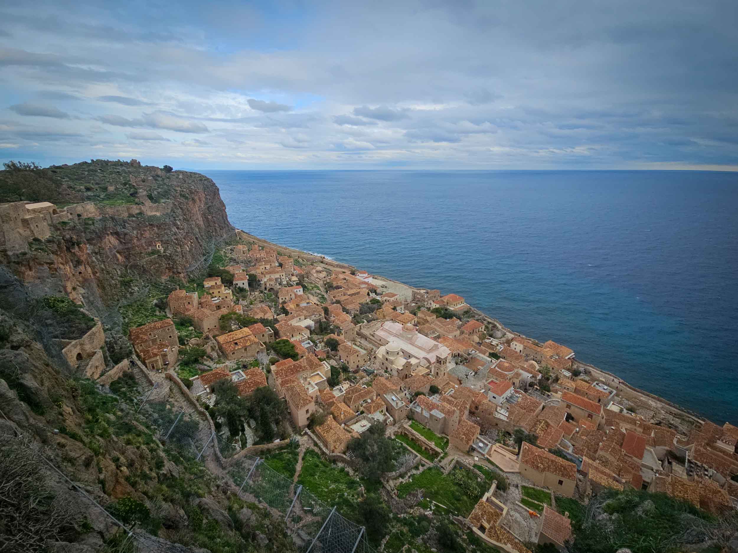 Monemvasia von oben