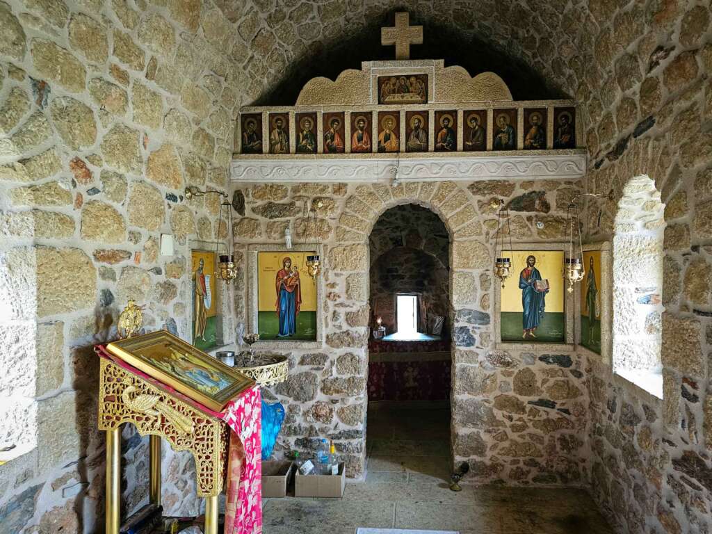 Kapelle des Panagia Spilaiotissa Monastery bei Itylo