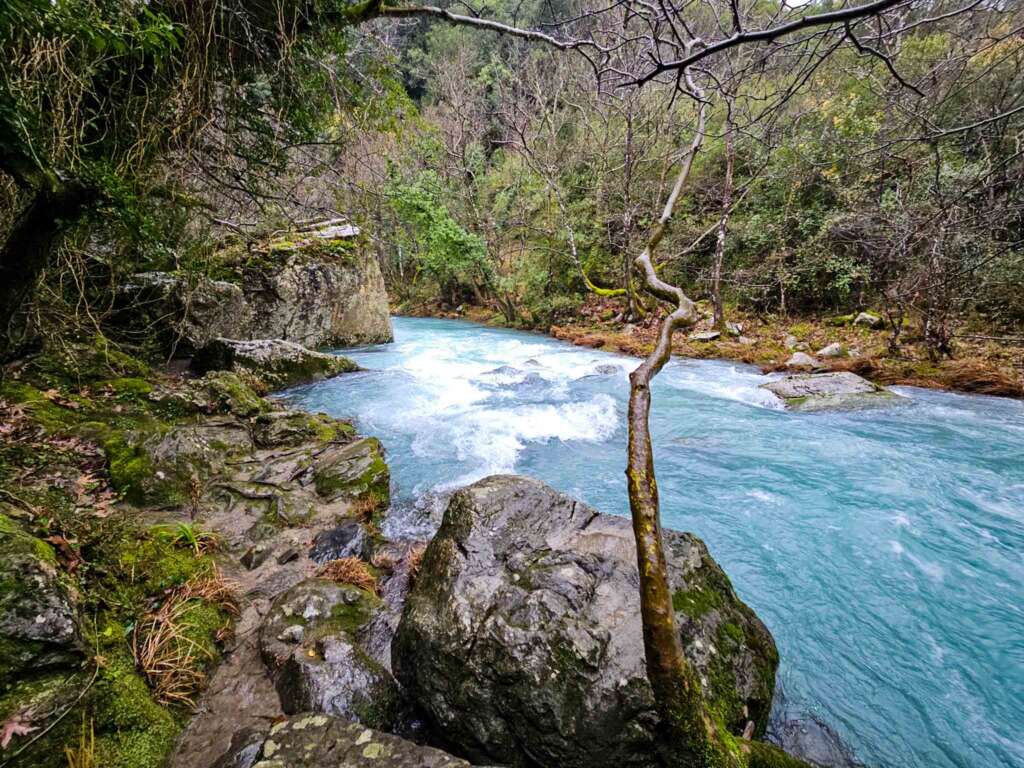 Die Wasserfarbe und die Wassermengen am Ancient Gortys einfach faszinierend