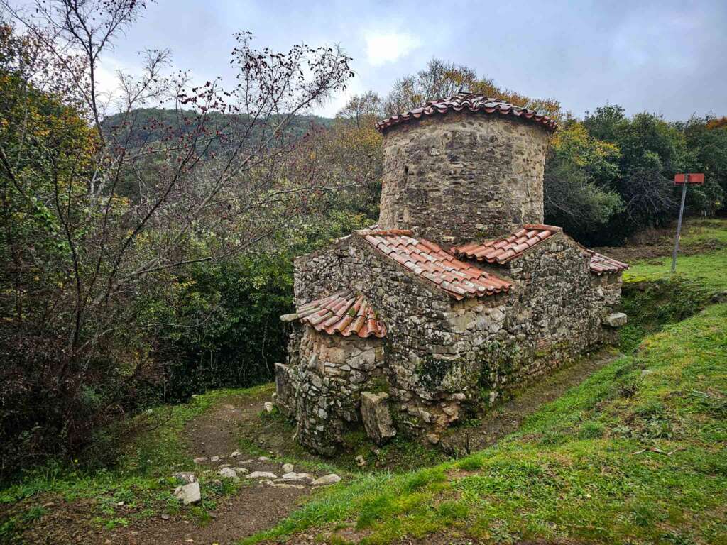 Verschlossene Kapelle am Ancient Gortys