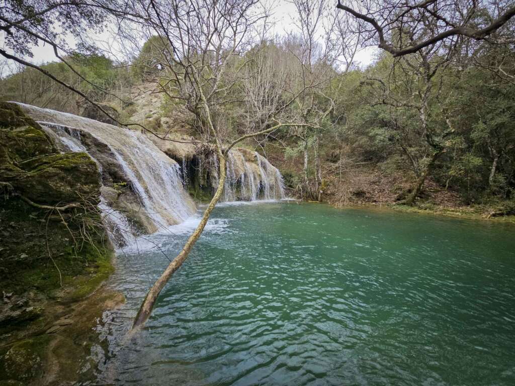 Mavrolimna Wasserfall