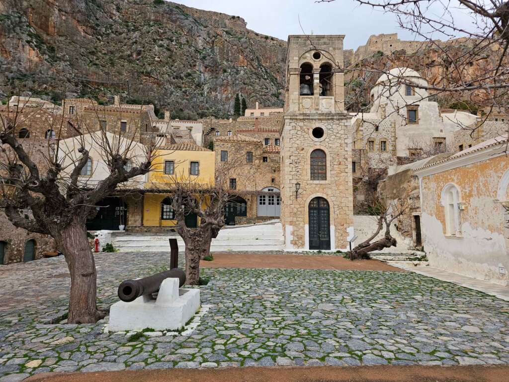 Der Hauptplatz in Monemvasia