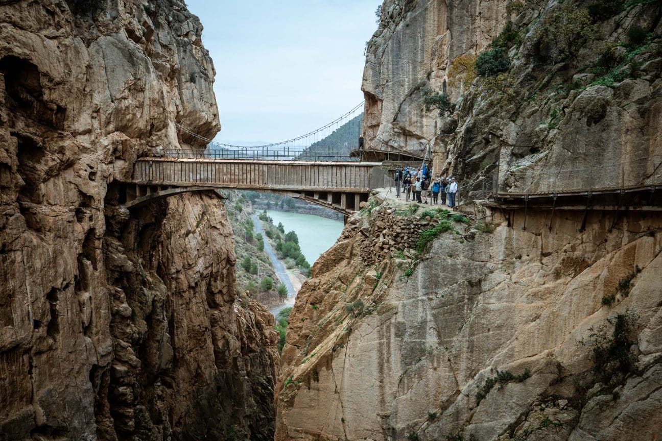 Brücke über den Caminito del Ray