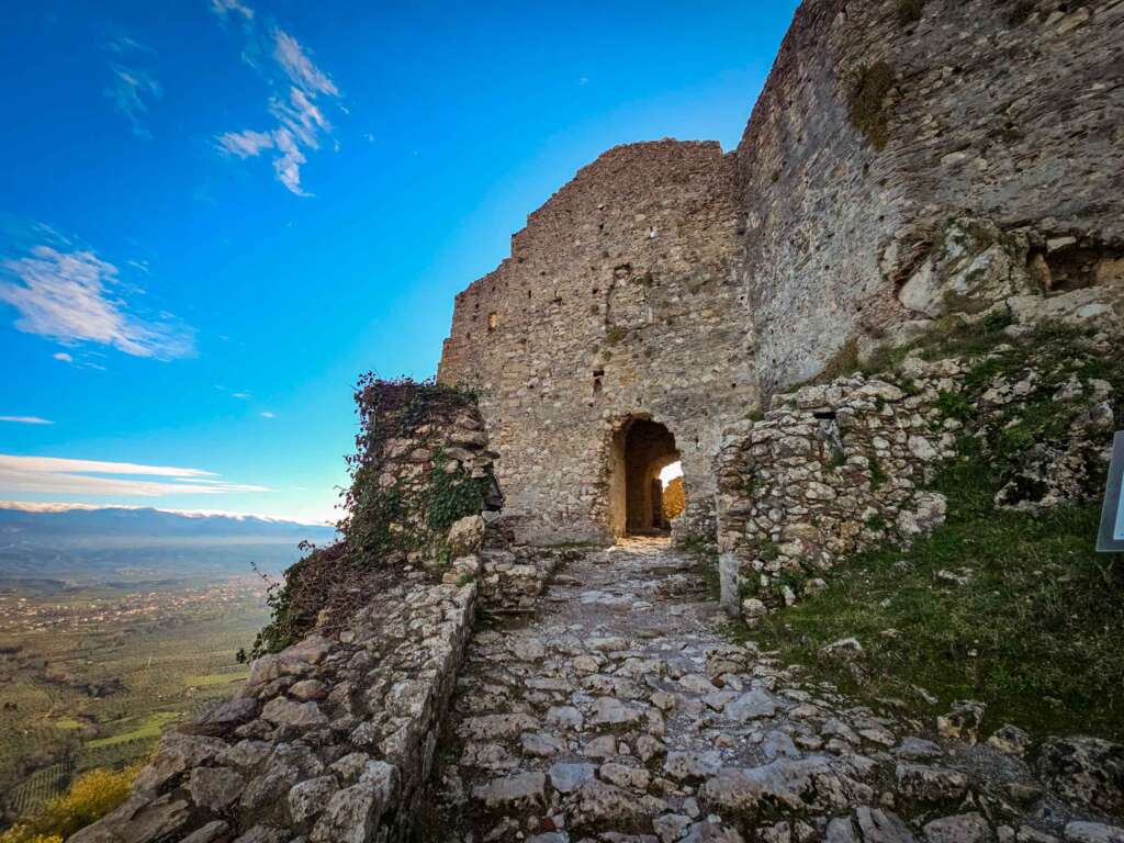 Eingang zur Burg des Mystras Kloster