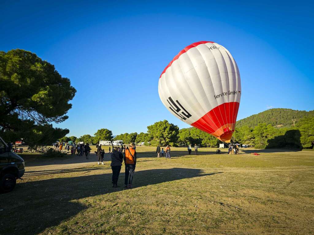 Heißluftballonfahrt am Elea Beach