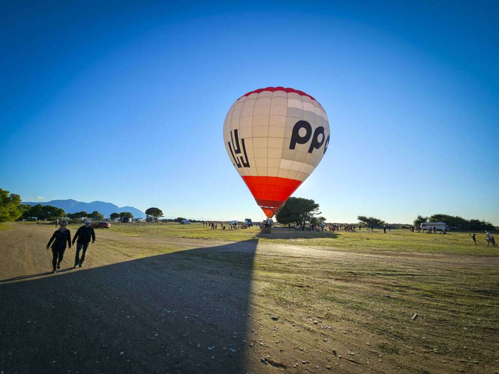 Heißluftballonfahrt am Elea Beach