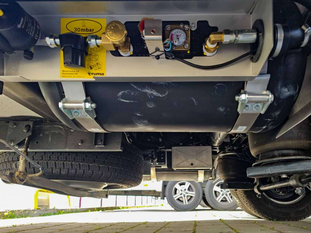 Reifenpanne mit einem Iveco Daily